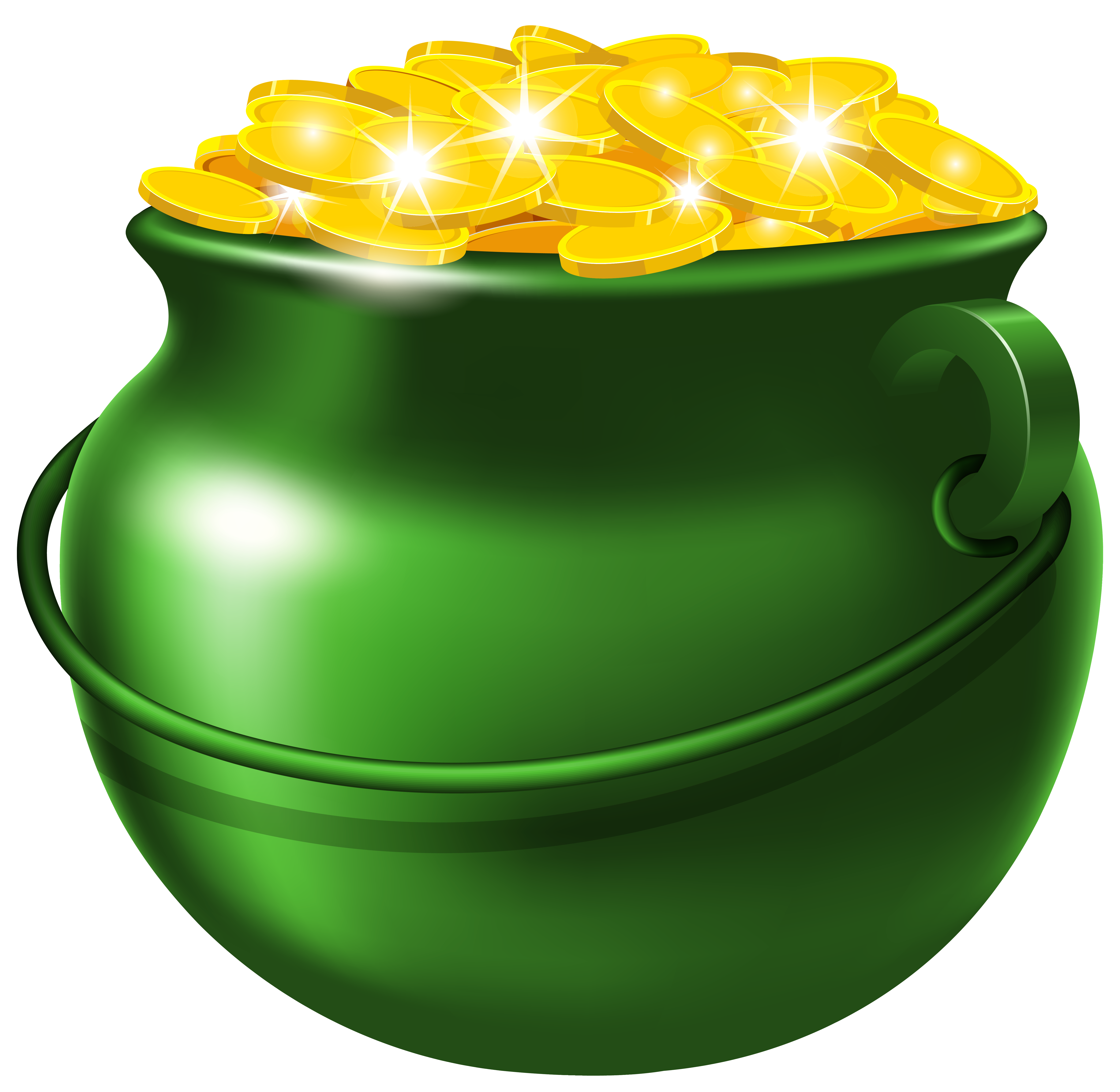 gold clipart. View full size - Pot Of Gold Clip Art