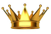 Gold Crown Clipart - .