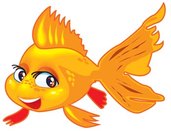 Gold Fish Clip Art Clipart Fr - Gold Fish Clip Art