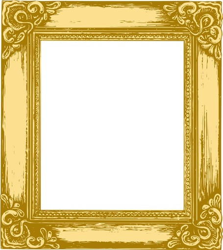 Gold frame clip art - . - Gold Frame Clipart
