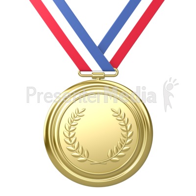 Gold Medal Award First Place .