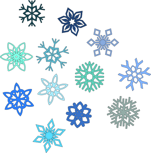 Gold Snowflake Clip Art Snowflakes