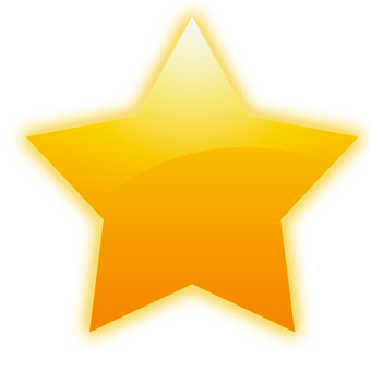 Gold star clipart - Gold Star Clipart