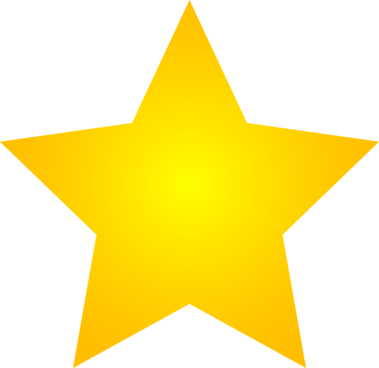 Gold star clipart no backgrou - Stars Images Clip Art