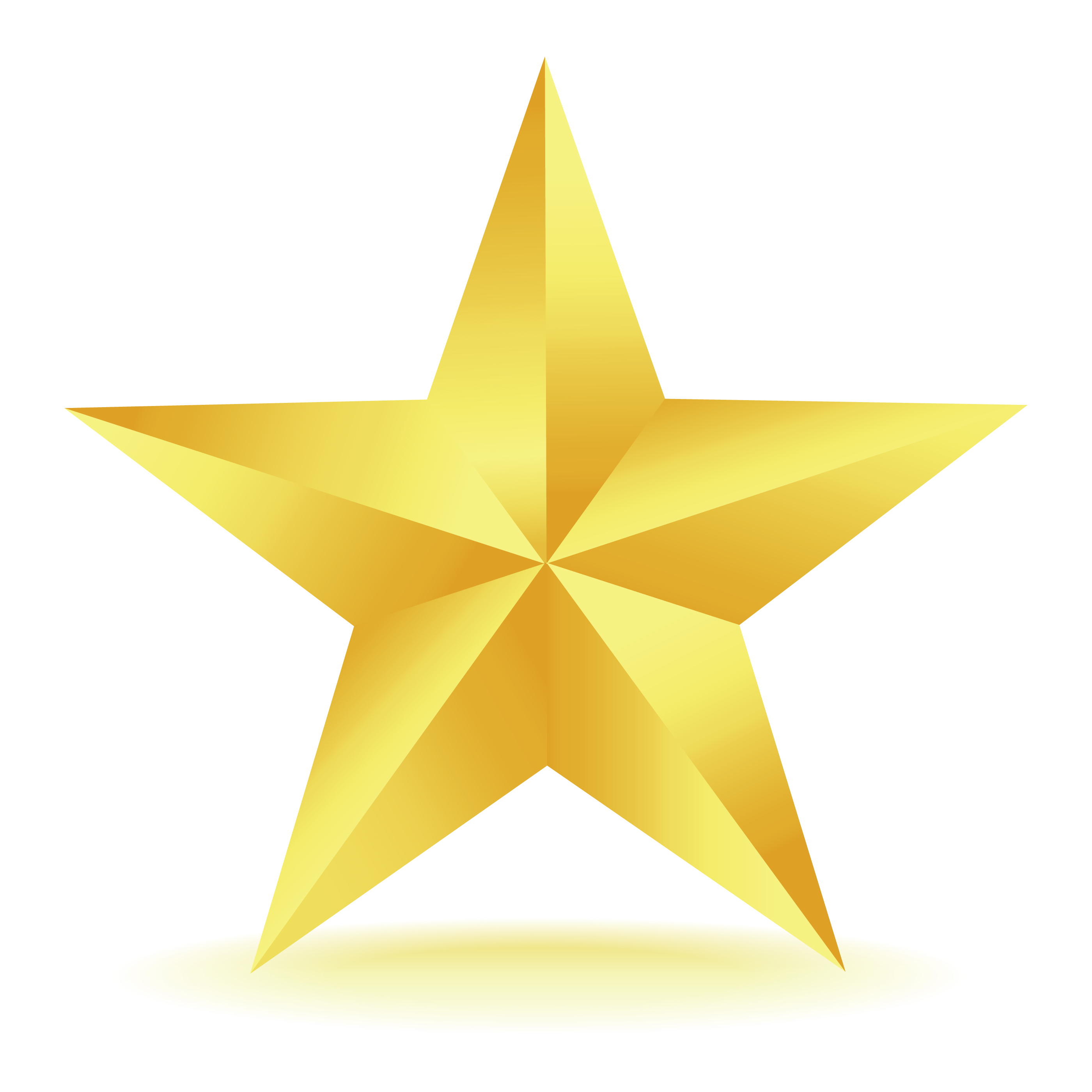 Gold Star Free Clipart #1