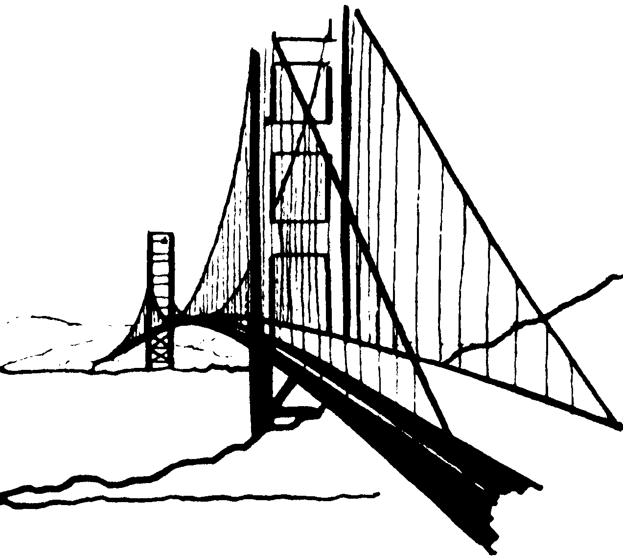 Golden Gate Bridge Clipart Cliparts Co