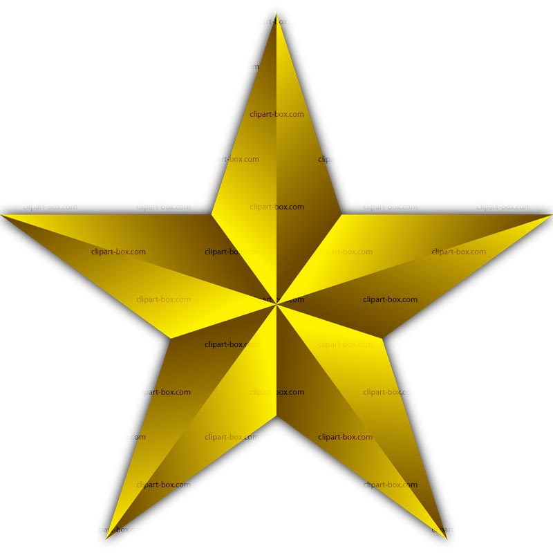 Golden star clipart cliparts .