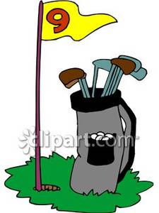 Golf Bag Sketch Clipart Party Backgrounds