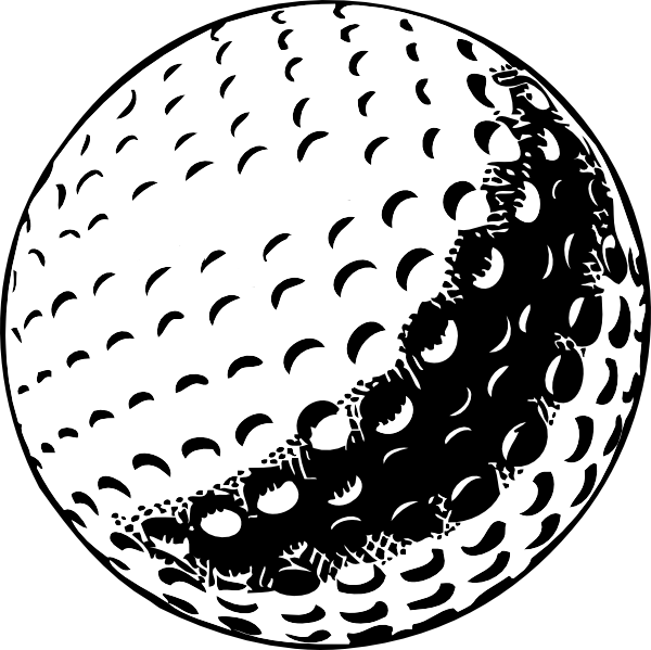 Golf Ball Clip Art At Vector  - Clipart Golf Ball
