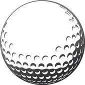Golf Ball Clipart #1