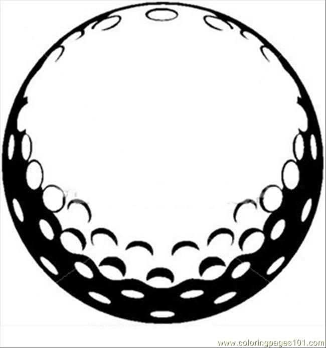 Coloring Pages Golf Ball ~ (Sports u003e Golf) - free printable . hdclipartall.com - ClipArt  Best - ClipArt Best