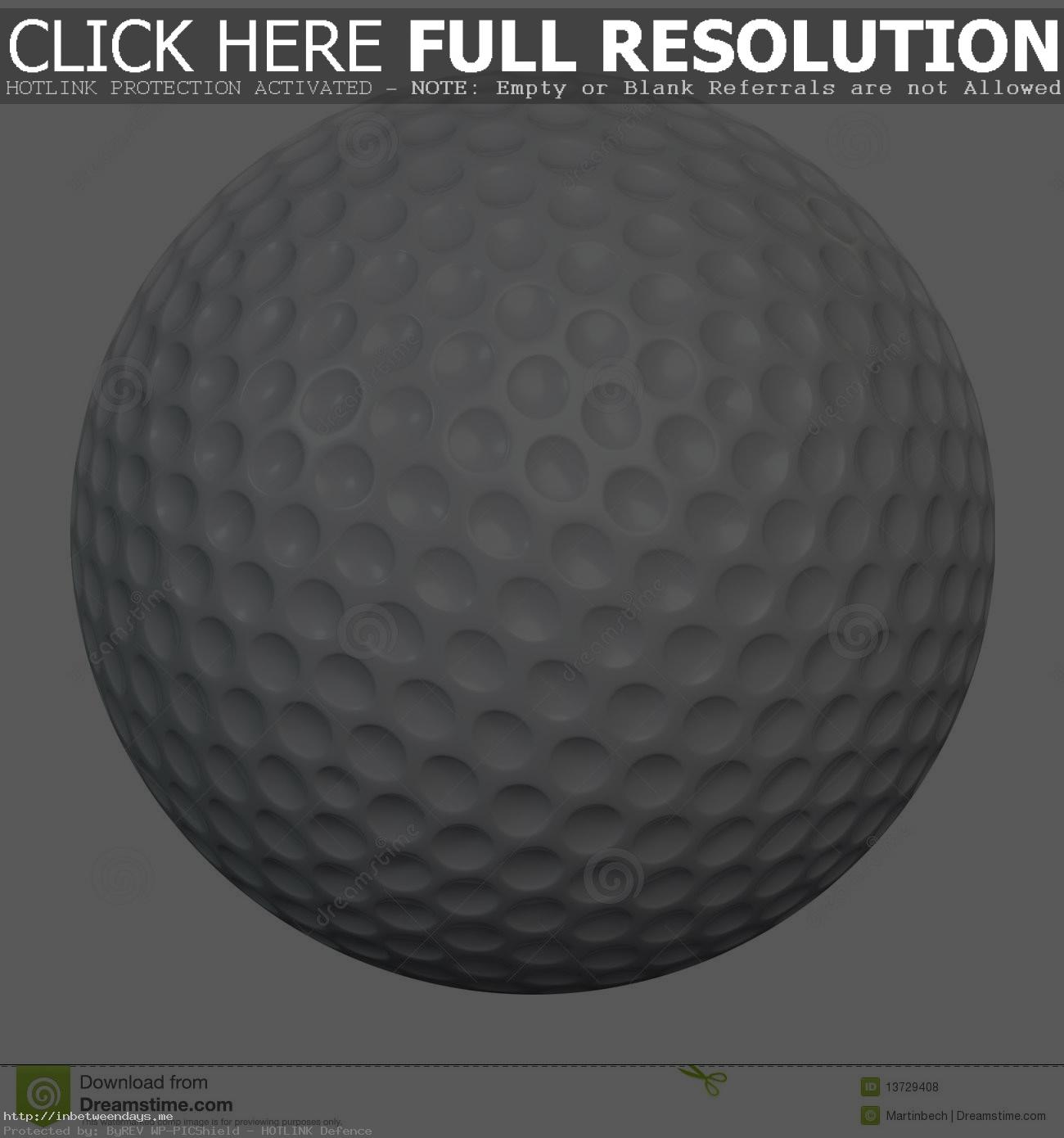 Golf Ball #5 Action Motion Fl