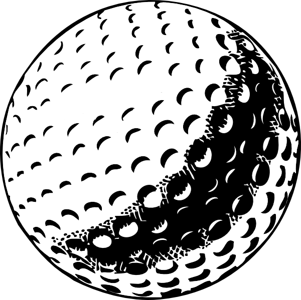 Download this image as: - Golf Ball Clipart