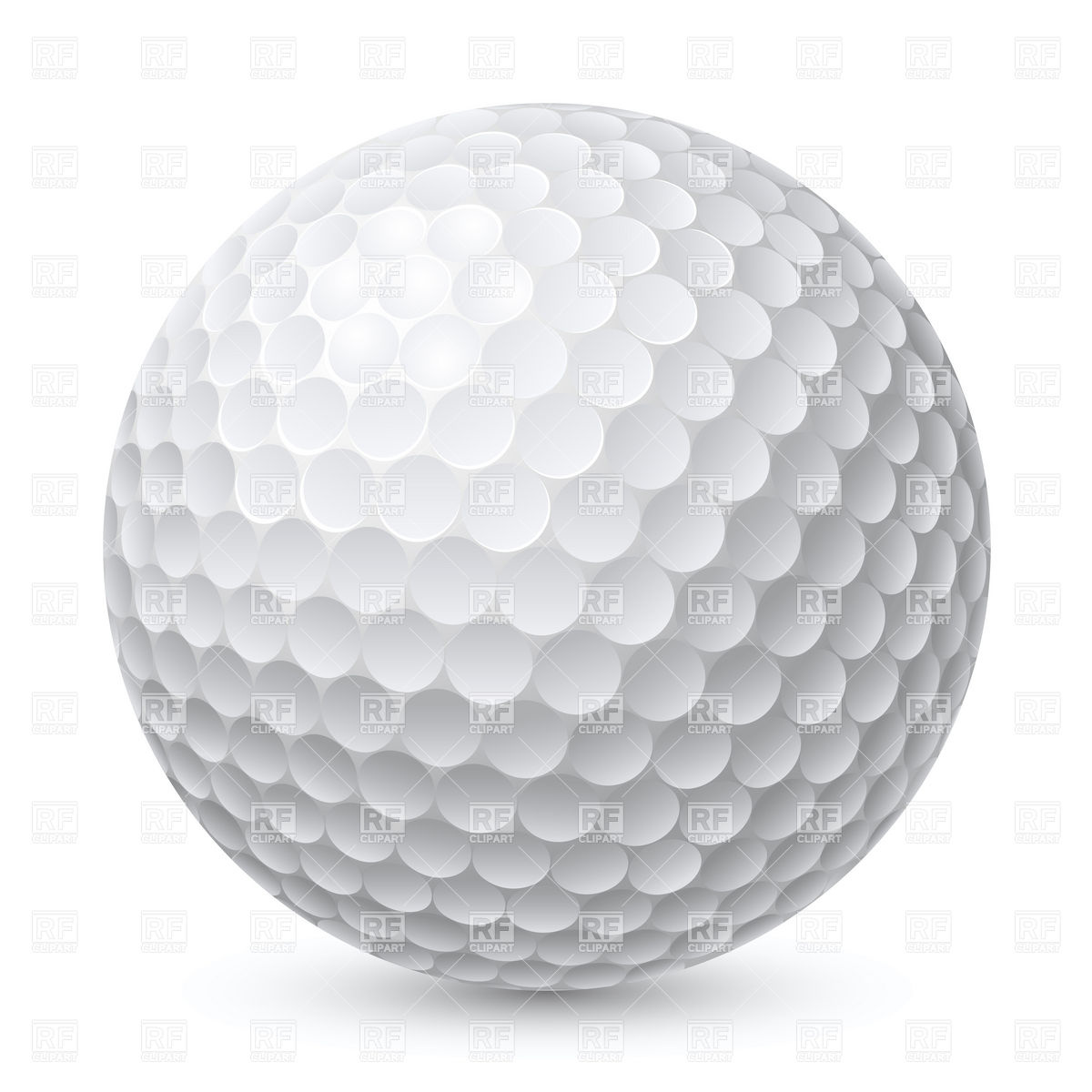 Golf ball Royalty Free Vector Clip Art