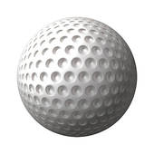 Golf Ball Tee Sign; golf ball