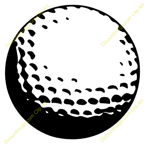 Golf Ball On Tee Clip Art - Clipart Golf Ball
