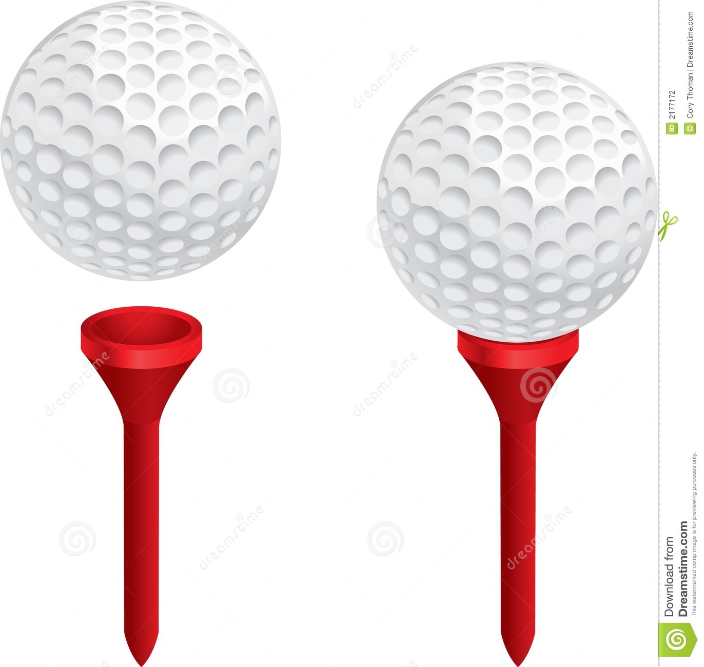 ... Golf Ball On Tee Clipart thumbs.dreamstime clipartall.com