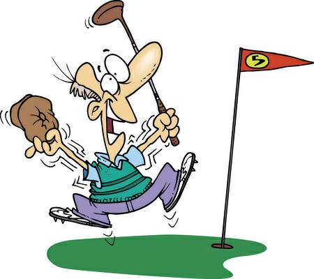 Golf Banner - Illustration of