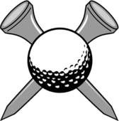 Golf Club and Ball Clip Art | Golf - stock illustration clip art. Buy royalty