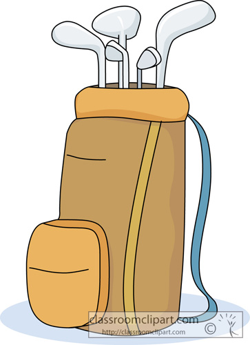 golf bag: Golf Bag Cartoon Ch