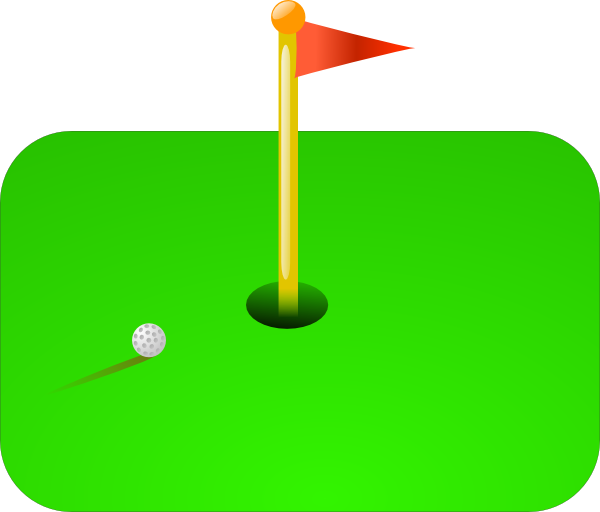 Golf Flag Ball Clip Art At Vector Clip Art Online