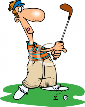 golfer clipart