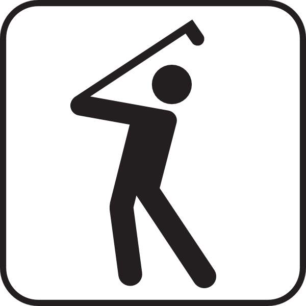 Golfer golf clip art cwemi . - Golf Clip Art Black And White