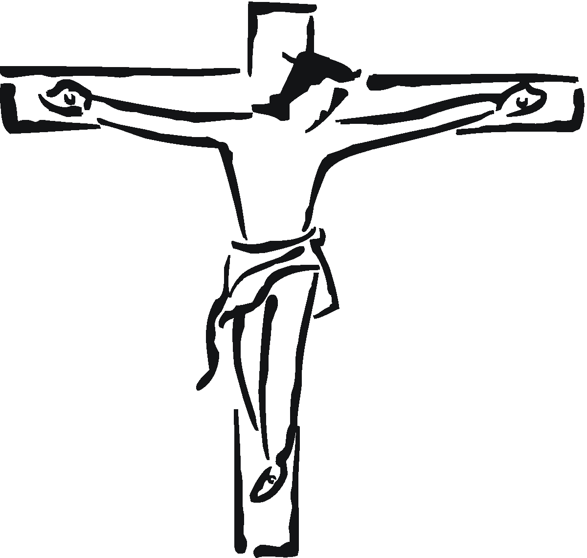 Good friday 6 coloring page c - Good Friday Clipart