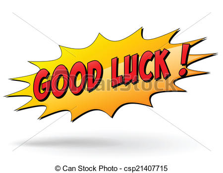 Good luck target Clipartby alexskopje0/7; Vector good luck sign - Vector illustration of good luck.
