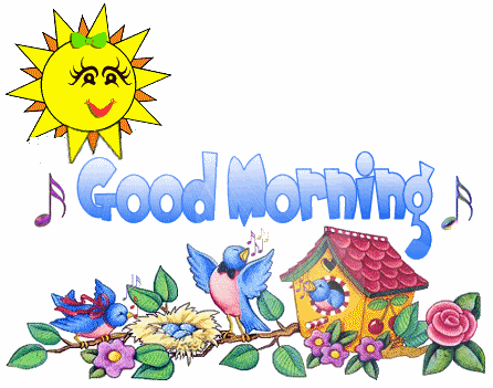 Good morning animated clip ar