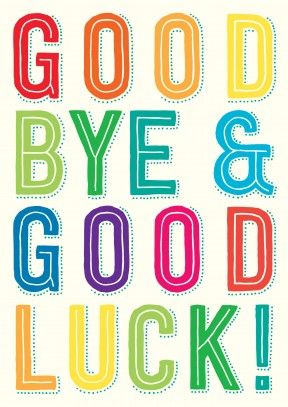 Goodbye And Good Luck Clipart Goodbye Good Luck Clip Art