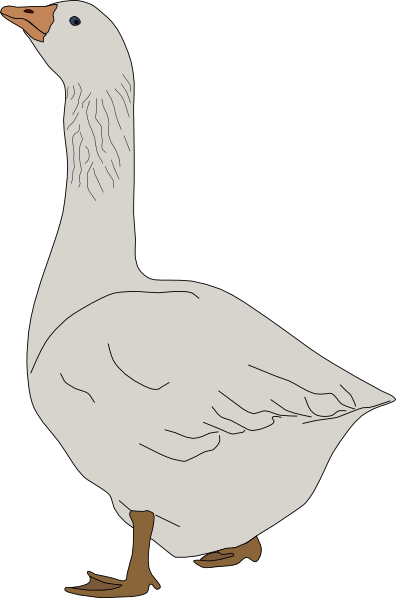 Goose Clip Art At Clker Com V - Goose Clip Art