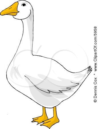 goose cartoon clipart | Goose-clipart-1 Best Clips, Sketches, Canvas,