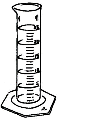 graduated cylinder. Lab Tools - Graduated Cylinder Clipart