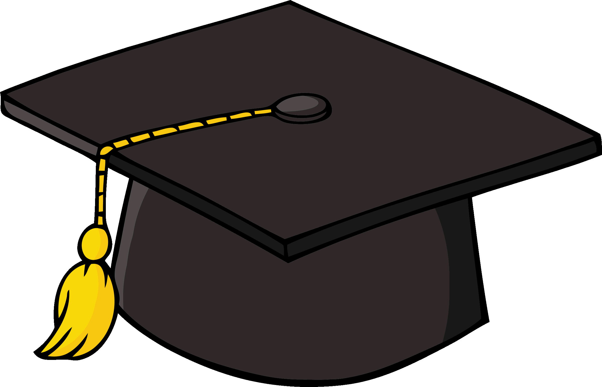 Graduation cap clipart free .