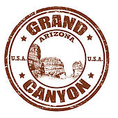 Grand Canyon background · Grand Canyon stamp