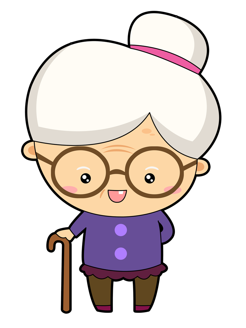 Grandmother3 - Grandfather Clipart