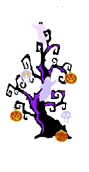 Graphics And Clipart Animated Spooky Tree Halloween Clipart Graphic