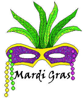 Gras Clip Art Of A Large Mask With Feathers And Beads And A Mardi Gras