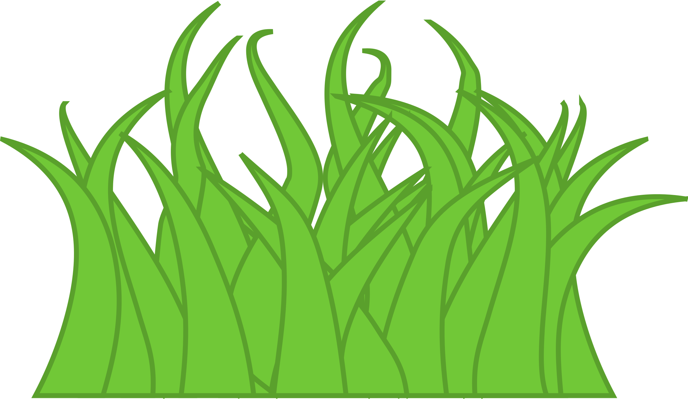 grass clipart black and white