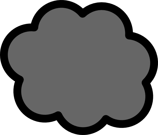 Gray Cloud Clip Art - Smoke Clip Art
