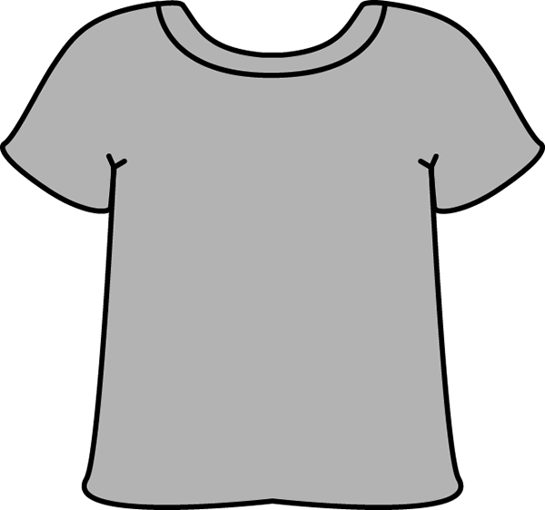 Gray Tshirt - Tee Shirt Clip Art