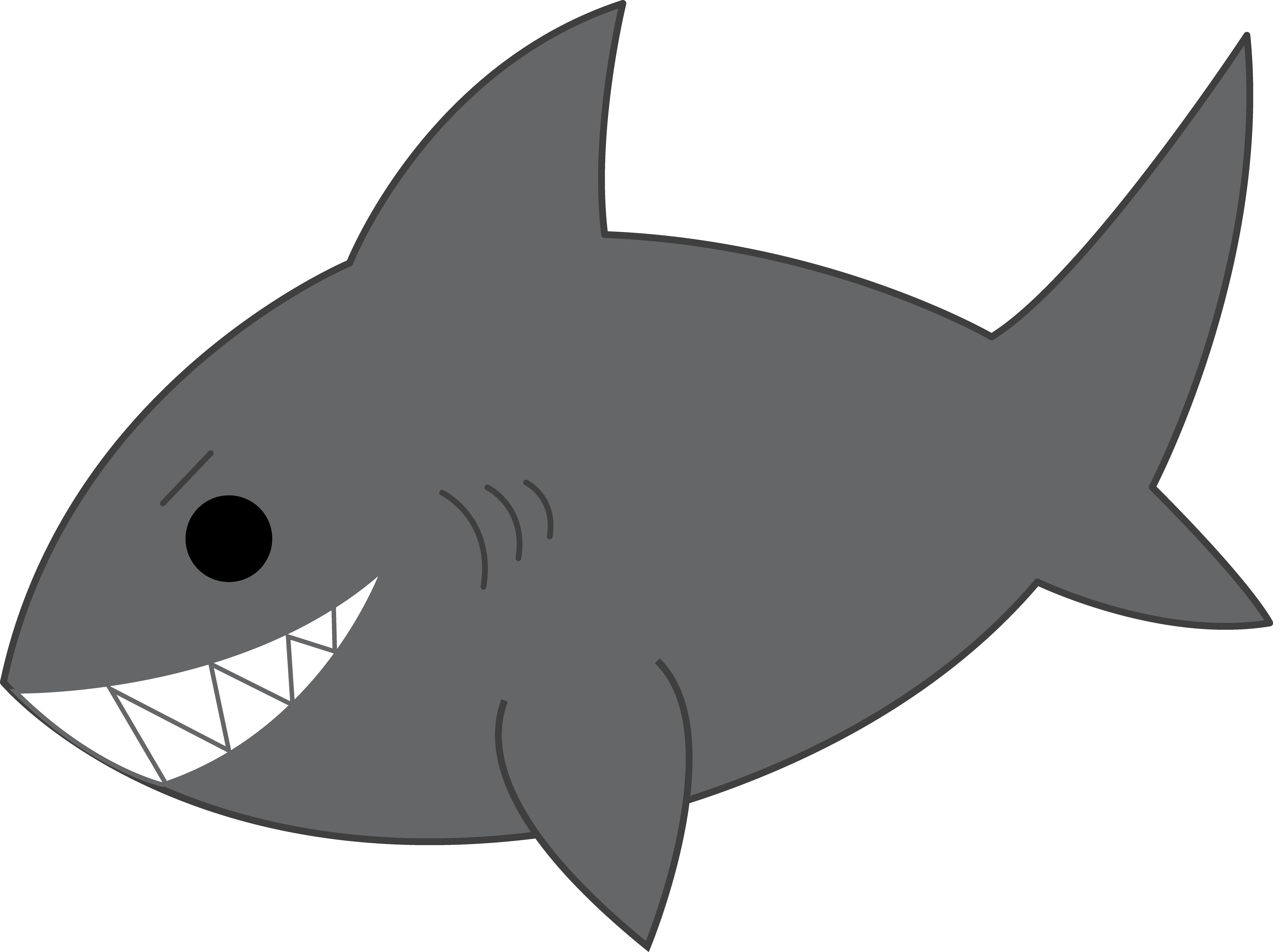 great white shark clip art