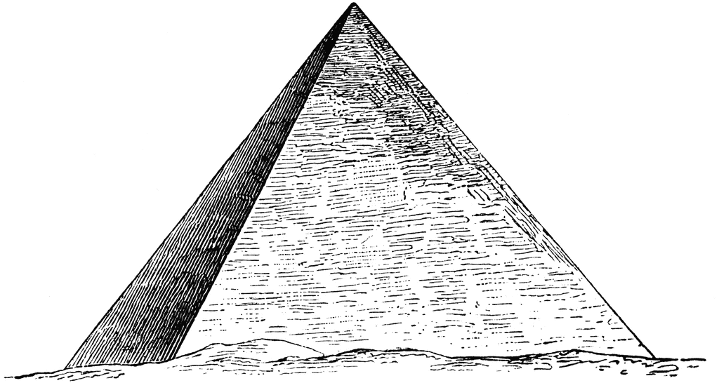 Great Pyramid Of Giza Clipart - Pyramids Clipart