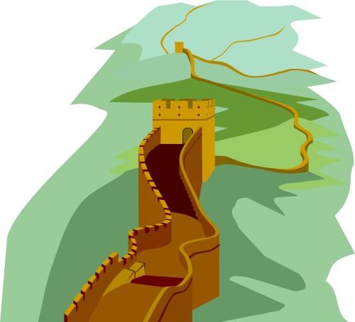 Great Wall Of China Clip Art Clipart Best
