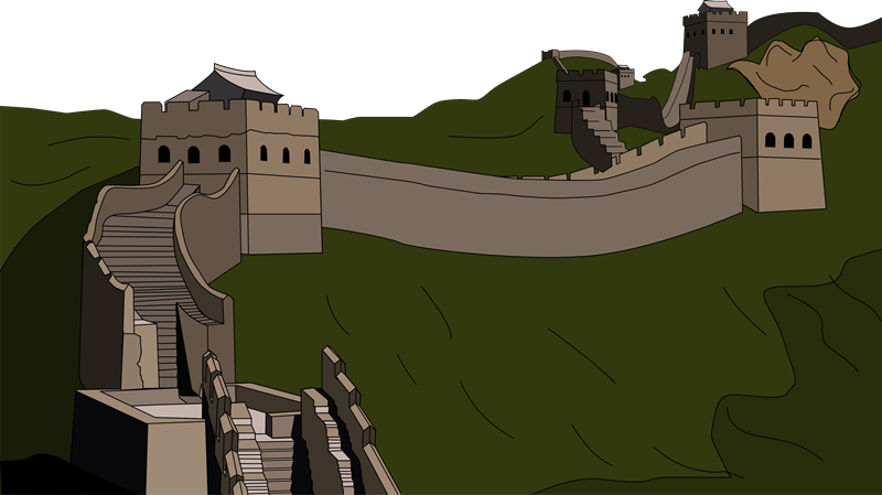 Great Wall Of China Clipart-Clipartlook.com-800