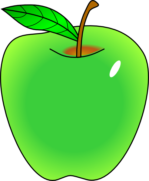 green apple clipart