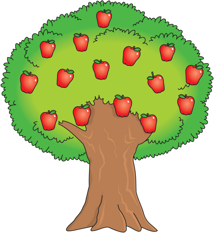 green apple tree clipart - Apple Tree Clip Art