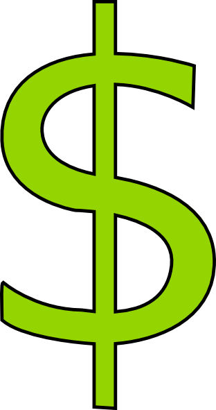 green dollar sign clipart - Clip Art Dollar Sign