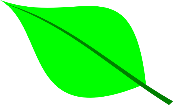green leaf clipart - Green Leaf Clip Art